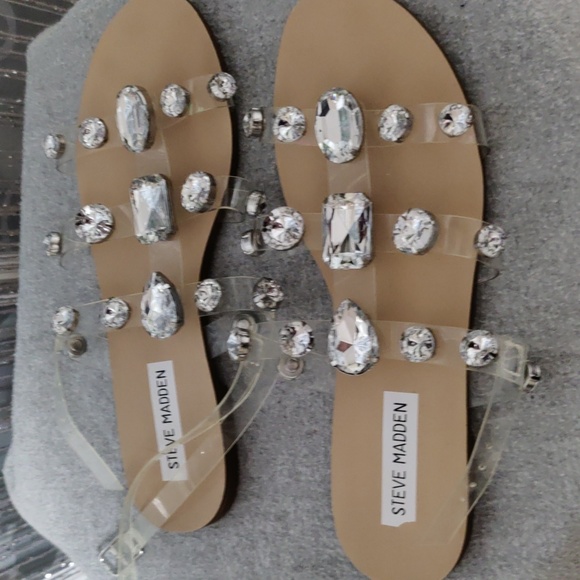 Steve Madden flat sandals size 7 true to size - Picture 2 of 6
